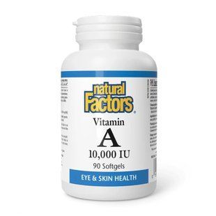 Vitamin A 10000 IU - 90 softgels 31725 фото