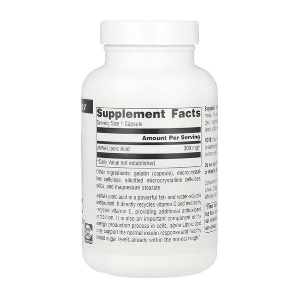 Alpha Lipoic Acid 300 mg - 120 caps 31654 фото
