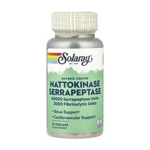 Nattokinase & Serrapeptase - 30 vcaps 31595 фото