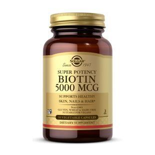 Biotin 5000 mcg - 50 vcaps 28762 фото