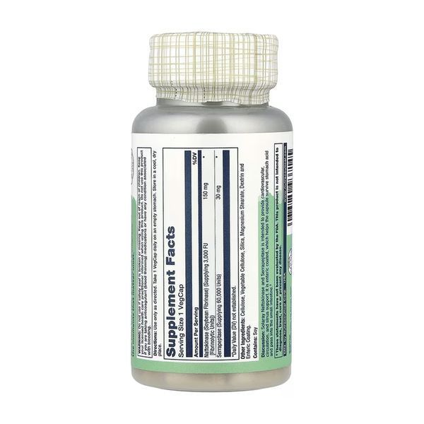 Nattokinase & Serrapeptase - 30 vcaps 31595 фото