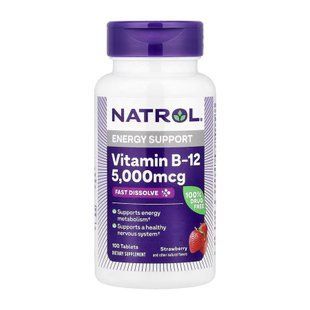 Vitamin B-12 5000mcg - 100 tabs 31460 фото