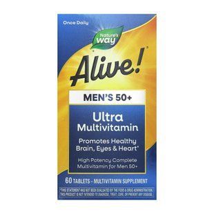 Once Daily Men's 50+ Ultra Multivitamin - 60 tabs 23577 фото