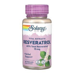 Resveratrol 75mg - 60 vcaps 31954 фото