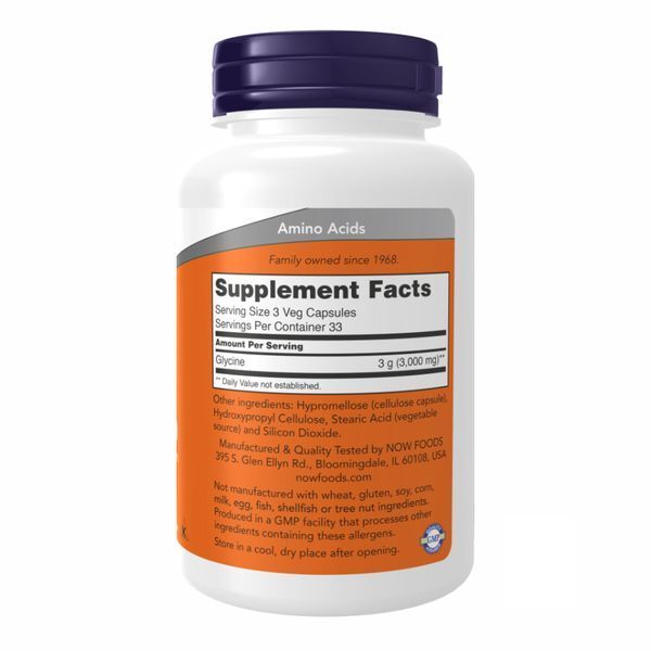 Glycine 1000mg - 100 vcaps 18307 фото