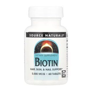 Biotin 5000mcg - 60 tabs 29785 фото