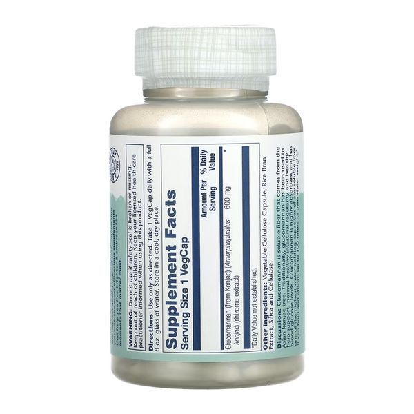 Glucomannan Rhizome Extract 600mg - 100 vcaps 31913 фото
