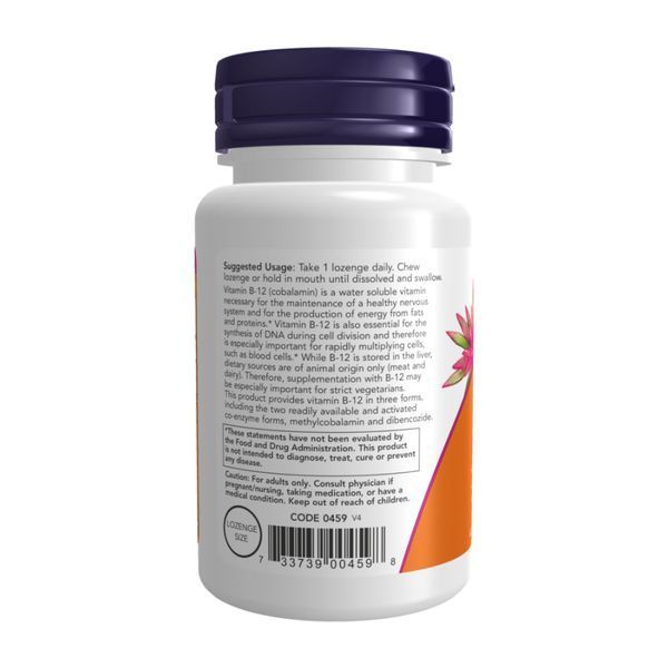 B-12 2000mcg - 100 lozenges 27152 фото