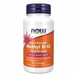 Methyl B-12 10000mcg - 60 lozenges 12019 фото