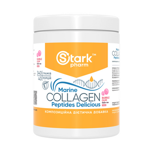 Marine Collagen Peptides Delicious - 340g Buble Gum 32878 фото