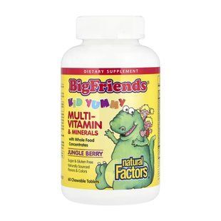 BigFriends Chewable Multivitamin & Minerals - 60 tabs 31732 фото