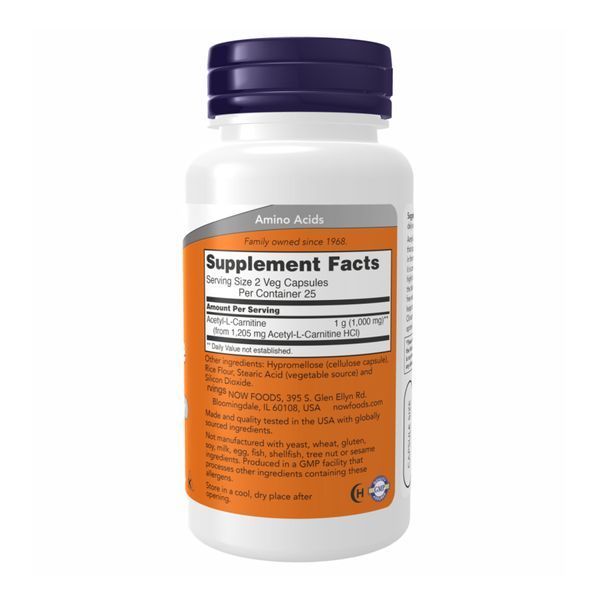 Acetyl L-Carnitine 500mg - 100 vcaps 23478 фото