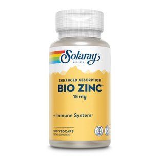 Bio Zinc 15mg - 100 vcaps 27925 фото