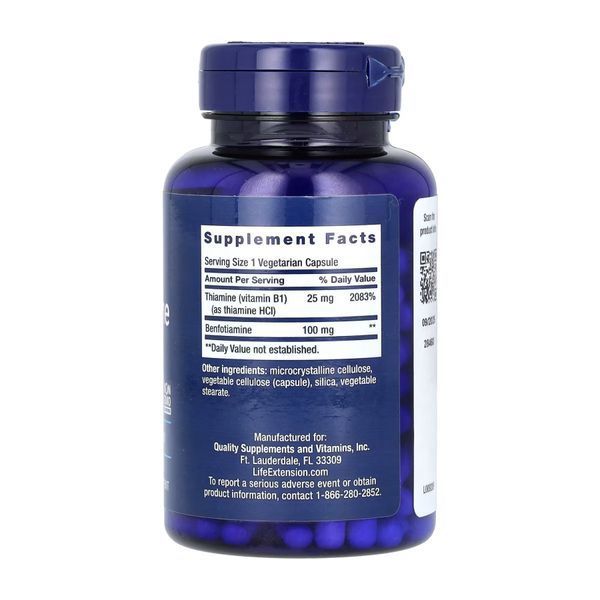 Benfotiamine with Thiamine	100 mg - 120 vcaps 26276 фото