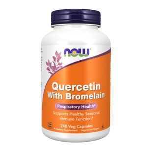 Quercetin with Bromelain - 240 vcaps 30202 фото