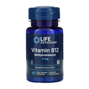 Vitamin B12 Methylcobalamin 5 mg - 60 vcaps 26286 фото