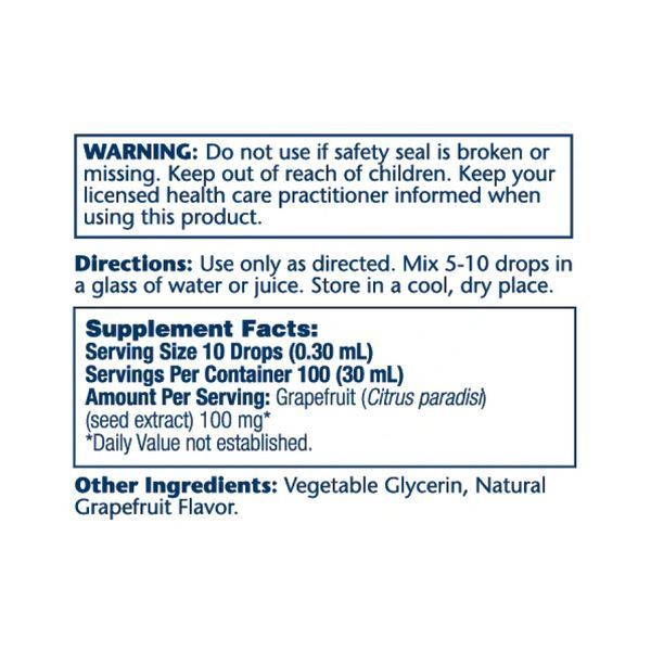 Grapefruit Seed Extract 100mg - 30ml 29616 фото