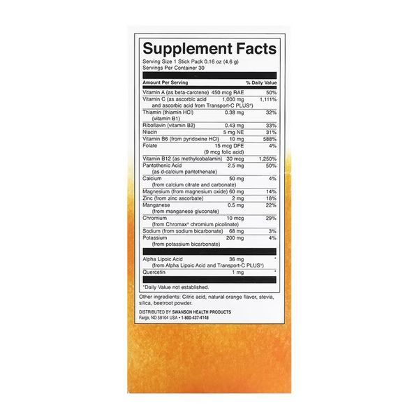 Energy C with Electrolytes - 30 packs Orange 30787 фото