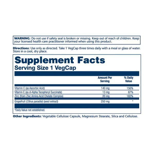 Grapefruit Seed Extract 250mg - 60 vcaps 29629 фото