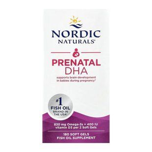 Prenatal DHA - 180 softgels 31136 фото