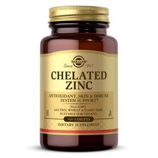 Chelated Zinc - 100 tabs 25861 фото