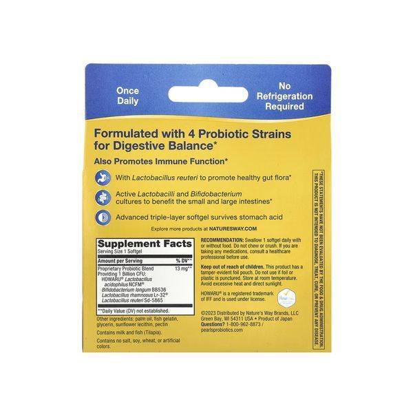 Primadophilus&reg; Reuteri Probiotic Pearls - 30 softgels 31609 фото
