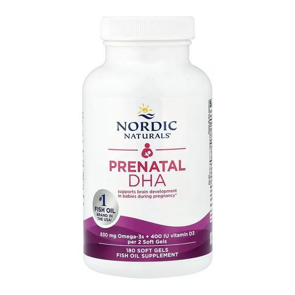Prenatal DHA - 180 softgels 31136 фото