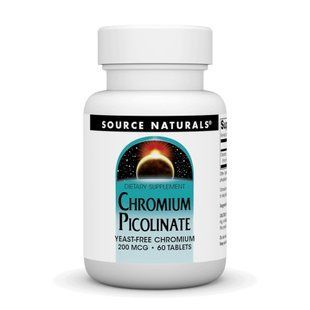 Chromium Picolinate 200 mcg Yeast Free - 60 tabs 30073 фото