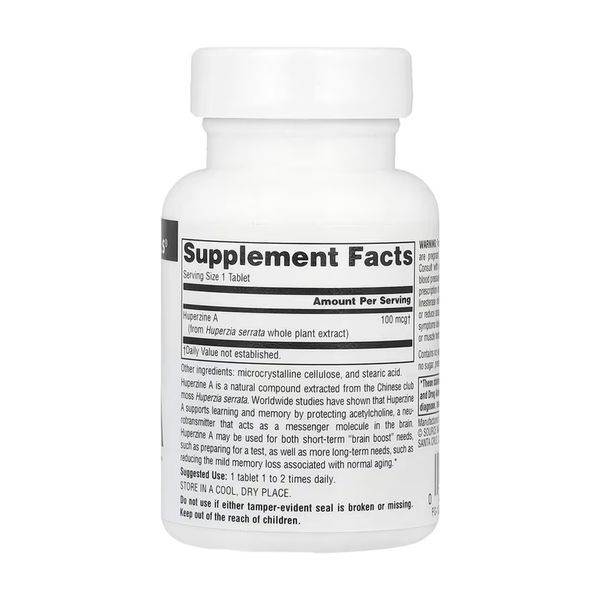 Huperzine A 100 mcg - 60 tabs 31791 фото