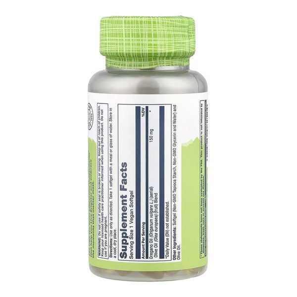 Oil of Oregano 150mg - 60 softgels 31952 фото
