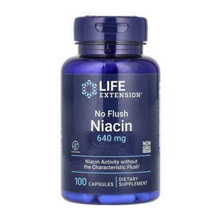 No Flush Niacin 640 mg - 100 caps 30157 фото