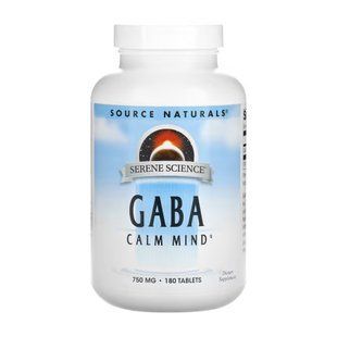 Serene Science&reg; GABA 750 mg - 180 tabs 30070 фото