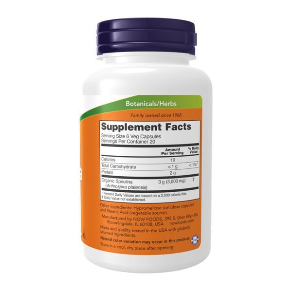 Spirulina 500 mg - 120 vcaps 27147 фото