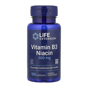 Vitamin B3 Niacin 500 mg - 100 caps 31528 фото
