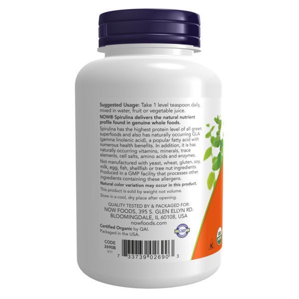 Spirulina Powder - 113g 24686 фото