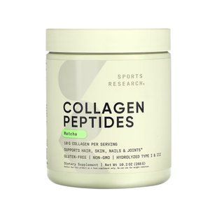Collagen Peptides Organic Matcha - 288g Green Tea 30470 фото