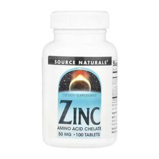 Zinc 50 mg - 100 tabs 30071 фото