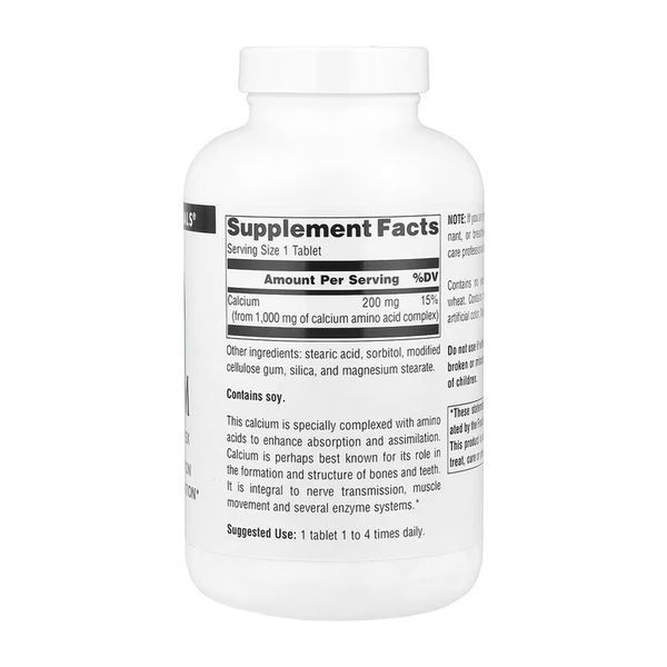 Calcium 200 mg - 100 tabs 31658 фото