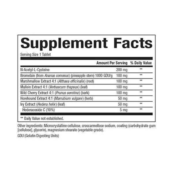 Lung, Bronchial & Sinus Health - 45 tabs 28900 фото