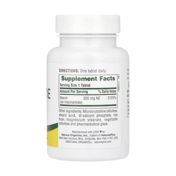 Niacinamide 500 mg - 90 tabs 30179 фото