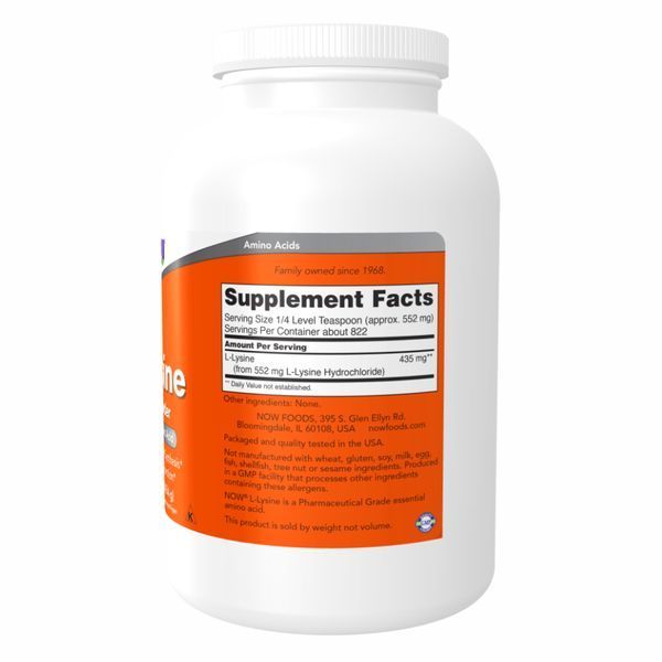 L-Lysine Powder - 454g 25997 фото