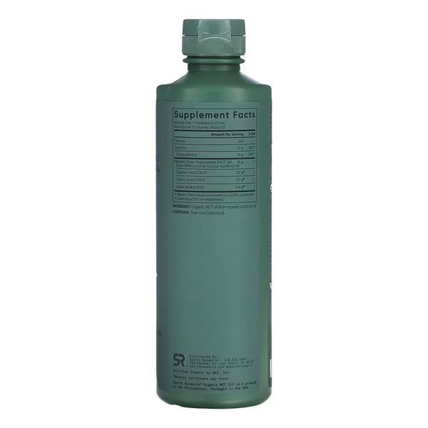 Organic MCT Oil - 473 ml 31392 фото