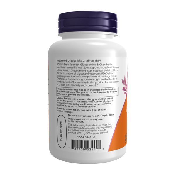 Glucosamine & Chondroitin Extra Strength - 60 tabs 28124 фото