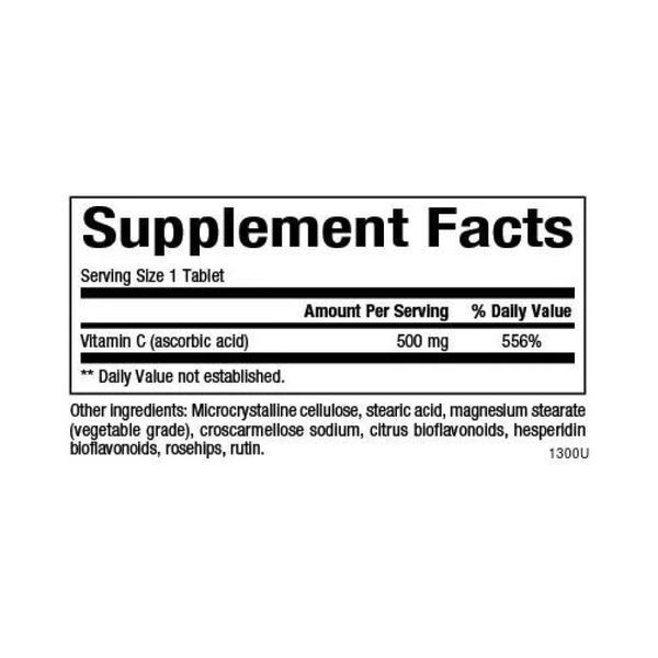 Vitamin C 500mg - 90 tabs 28878 фото