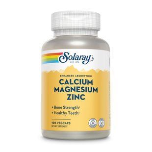 Calcium Magnesium Zinc - 100 vcaps 29626 фото