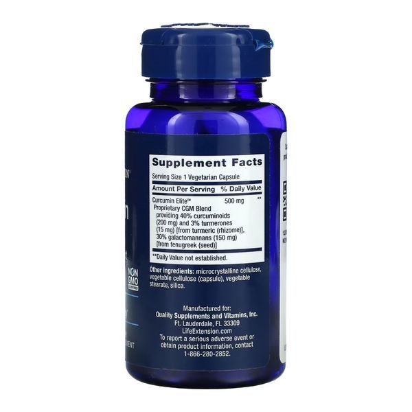 Curcumin Elite&trade; Turmeric Extract	- 30 vcaps 26371 фото