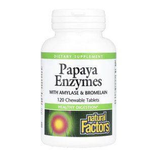 Papaya Enzymes - 120 tabs 29865 фото