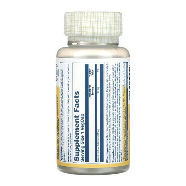 Potassium 99mg - 60 vcaps 31963 фото