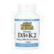 Vitamin D3 & K2 25 mcg (1000 IU) & 120 mcg - 120 softgels 31720 фото 1