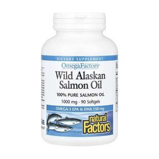 Wild Alaskan Salmon Oil 1000mg - 90 softgels 30821 фото